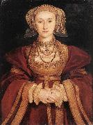 HOLBEIN, Hans the Younger Portrait of Anne of Cleves sf oil painting